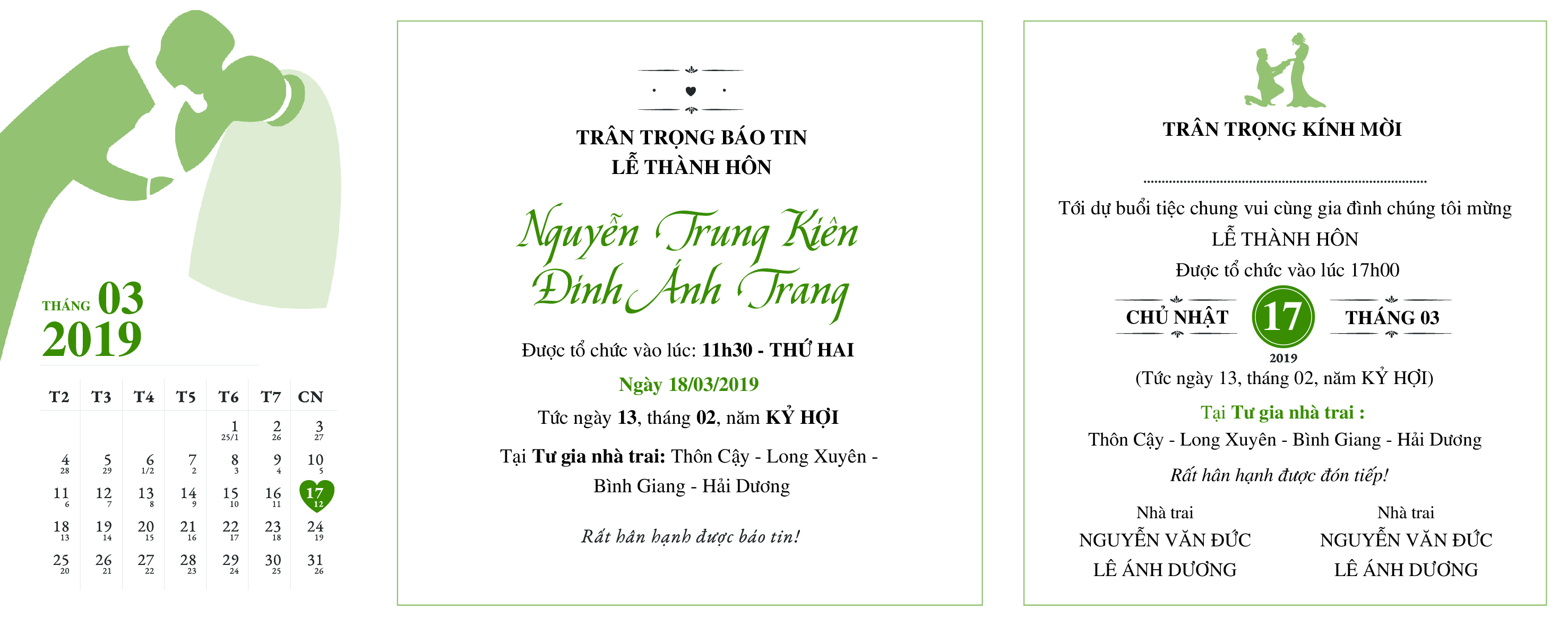Thiệp trẻ trung gập ba 150 X 375 H_3d